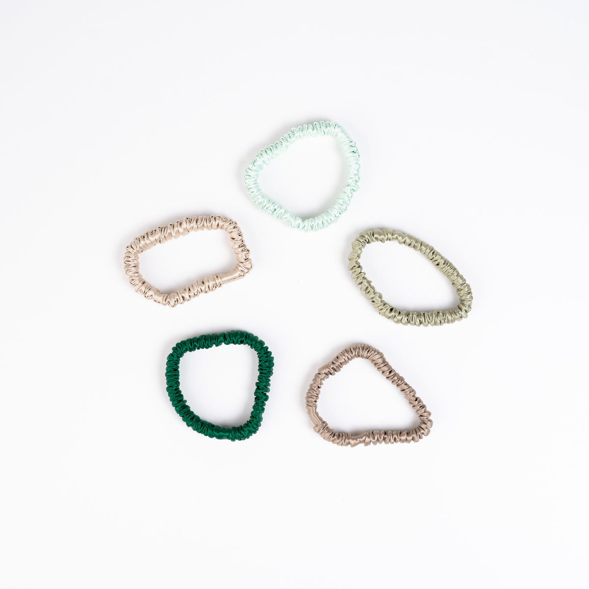 Mini Scrunchies, 5 stk.