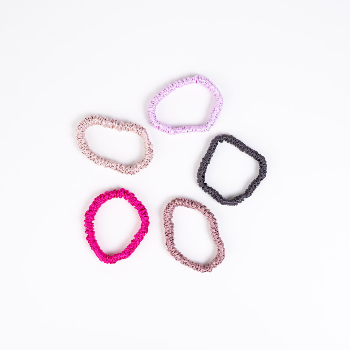 Mini Scrunchies, 5 stk.